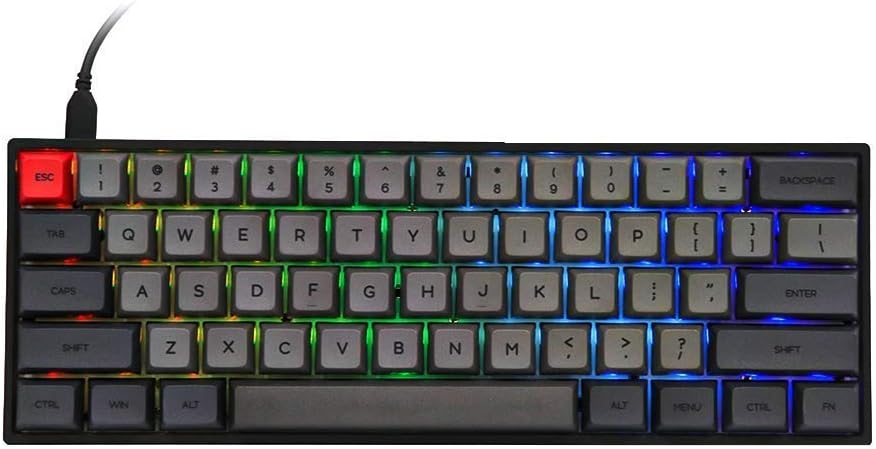Pink 61 Keys 60% Hot Swappable Mechanical Keyboard Y166951