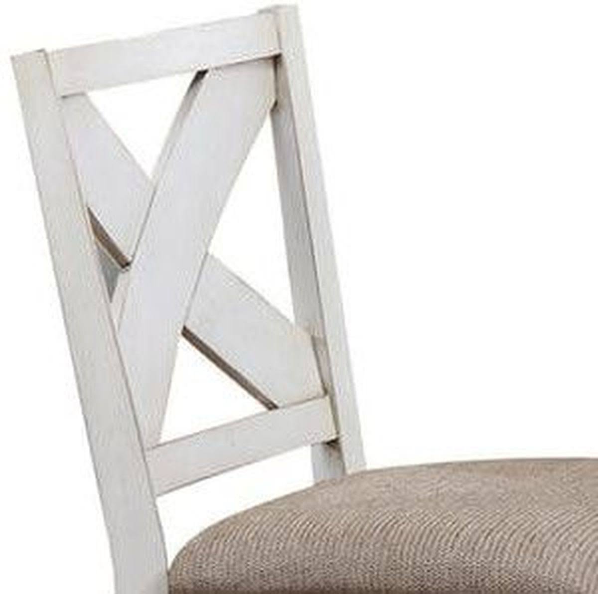 Antique White Side Chair Set of 2 M64514