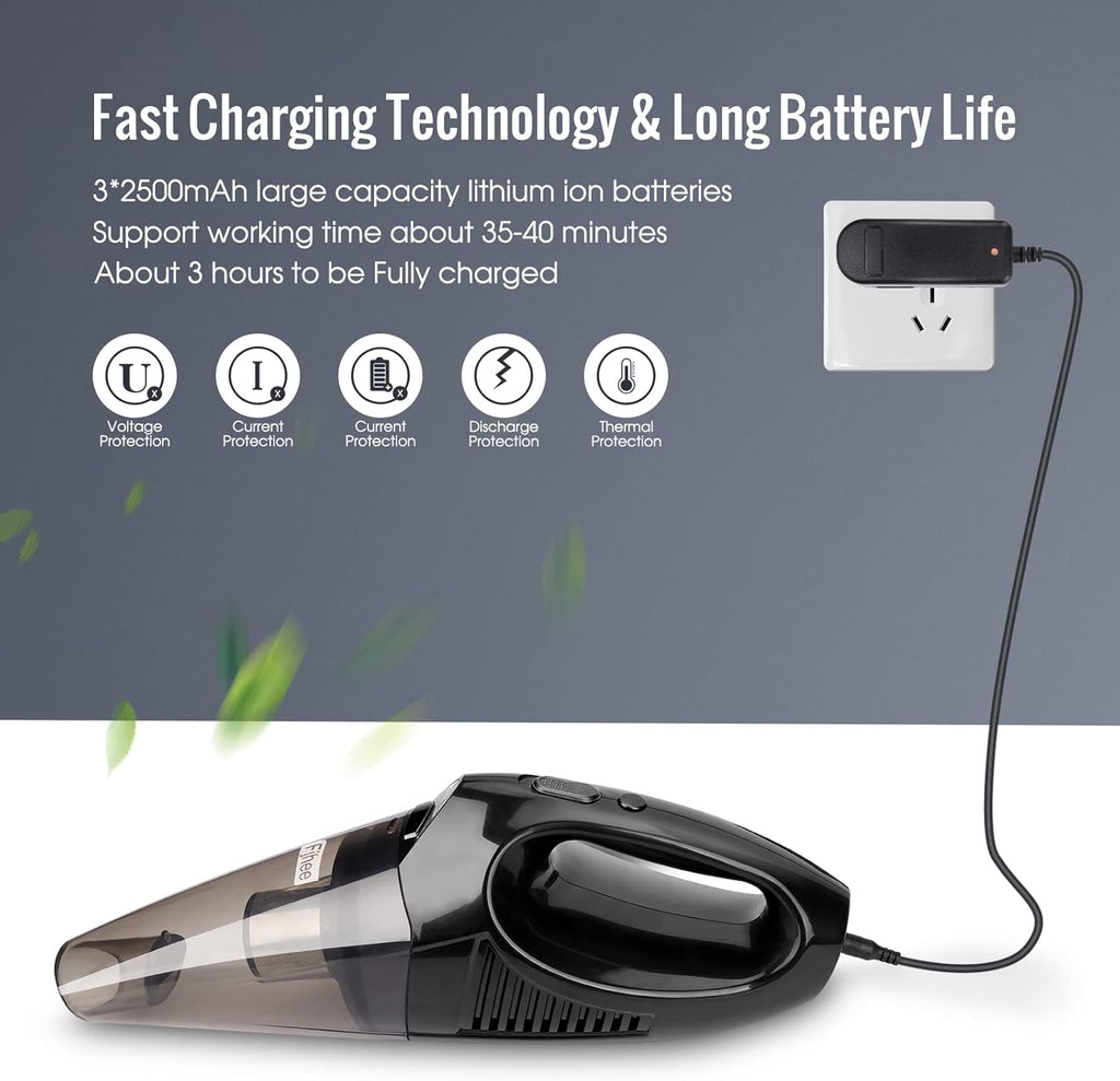 Handheld Vacuum Cordless with LED Light I9041