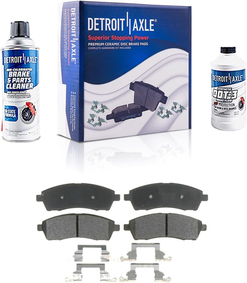 Drilled and Slotted Rotors with Brake Pads 6pc Set B900134