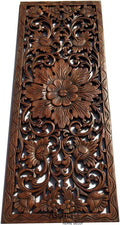 Large Carved Wood Wall Panel H161901