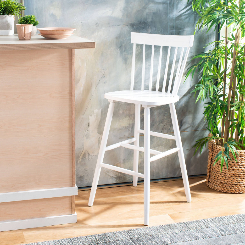 White Bar Stool (Set of 2) F645951