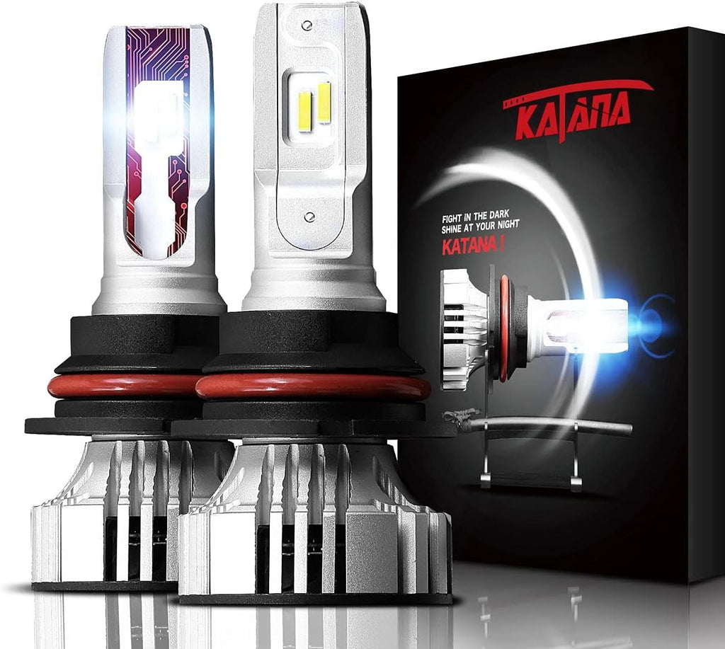 H7 LED Headlight Bulbs Conversion Kit of 2, 12000LM 72W 6500K S5431