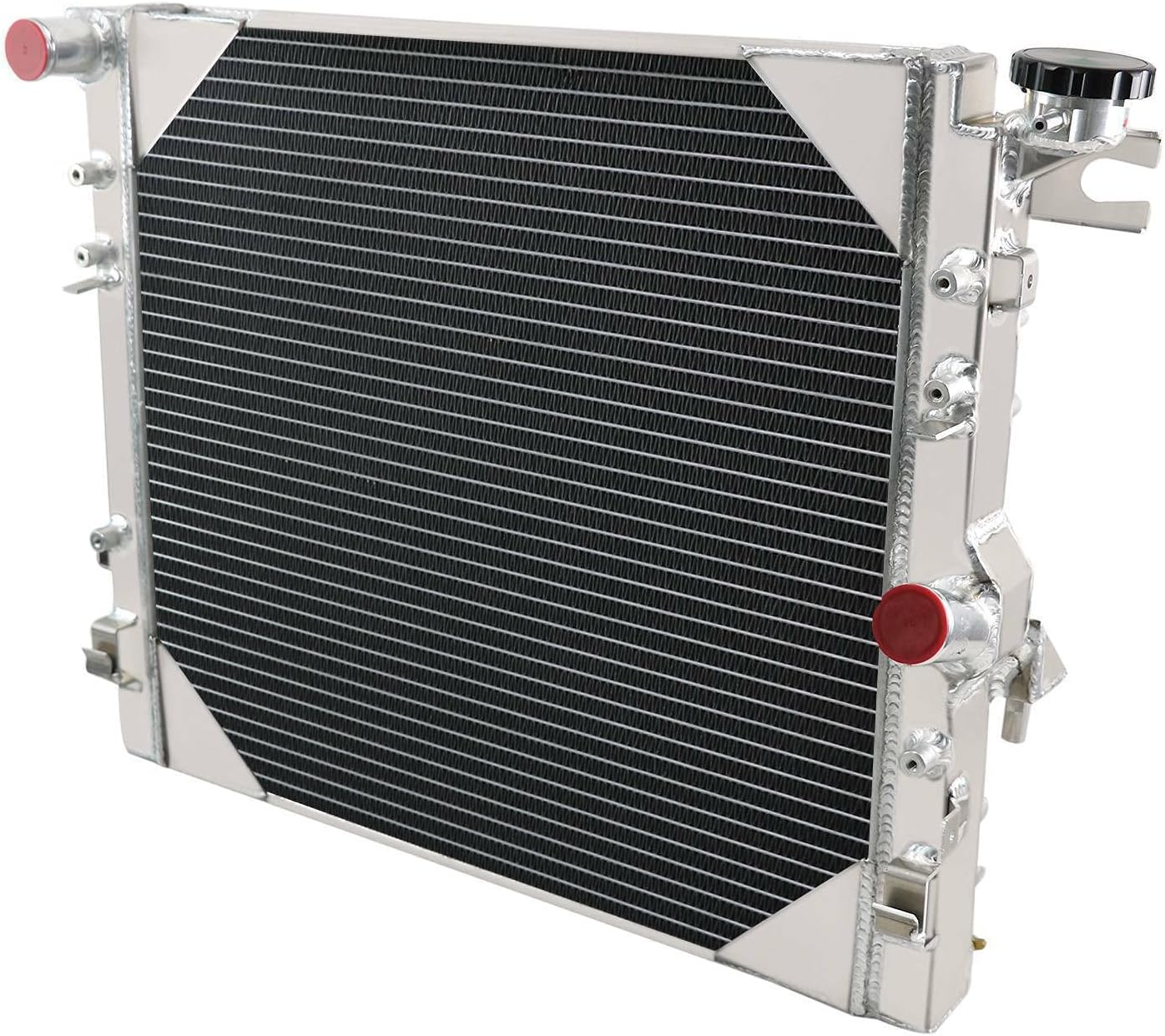 Aluminum Radiator with Shroud Fan and Relay for Jeep Wrangler JK 3.6L 3.8L A95886