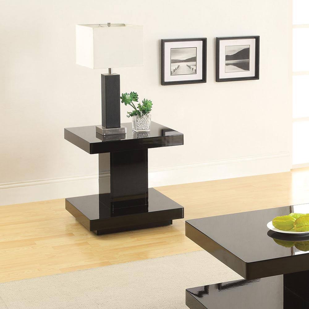 Black End Table T4343