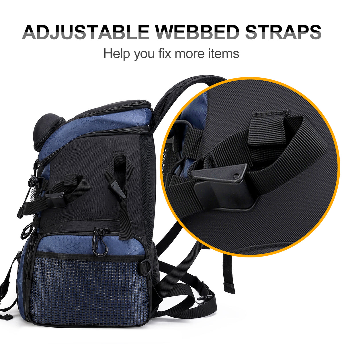 Two Shoulder Bag With 4 Boxes Waterproof Rain Cover P55461