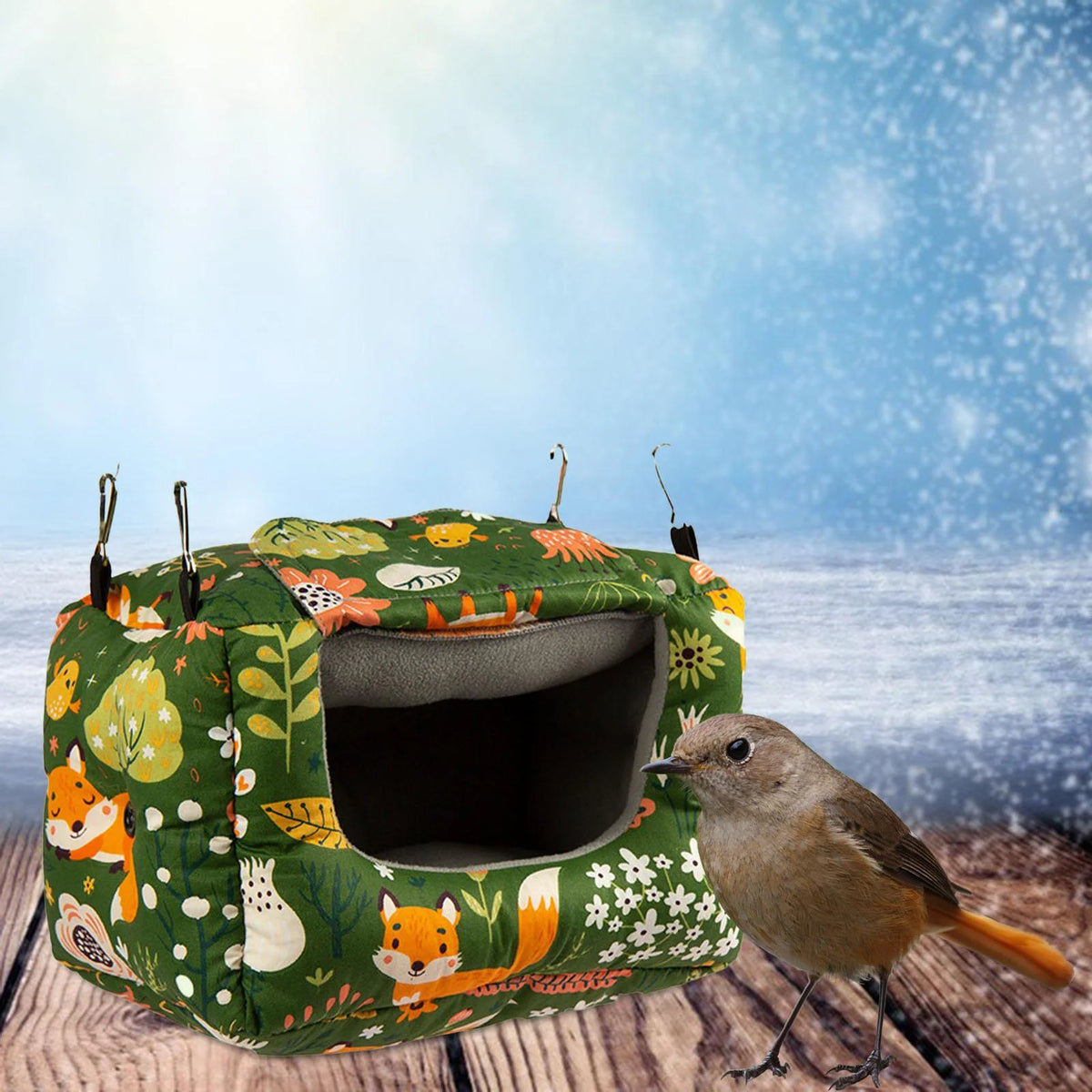 Large Parrot Sleeping Bed Hideaway Cave Hammock K99488