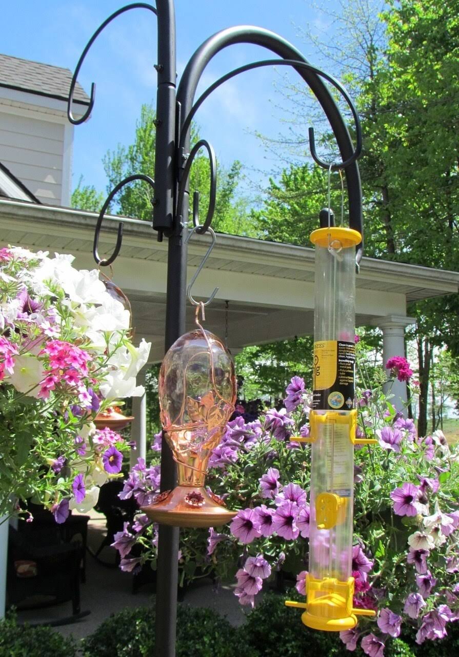 Birdfeeder Pole and Hooks X31153