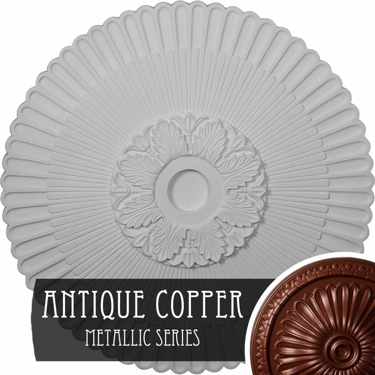 Hand-Painted Night Shade Ceiling Medallion N83500
