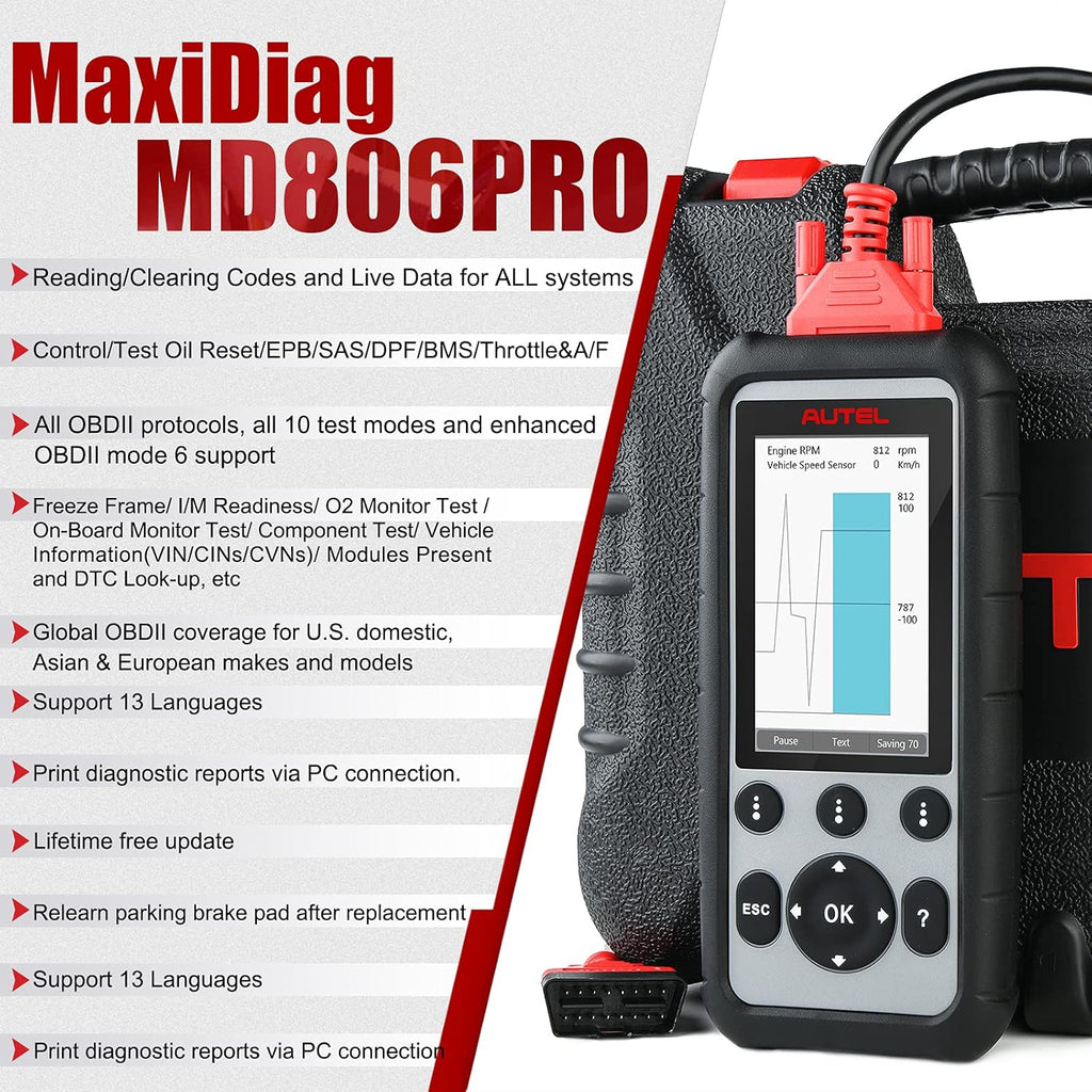 Full System Diagnostic Scan Tool with Live Data O7307