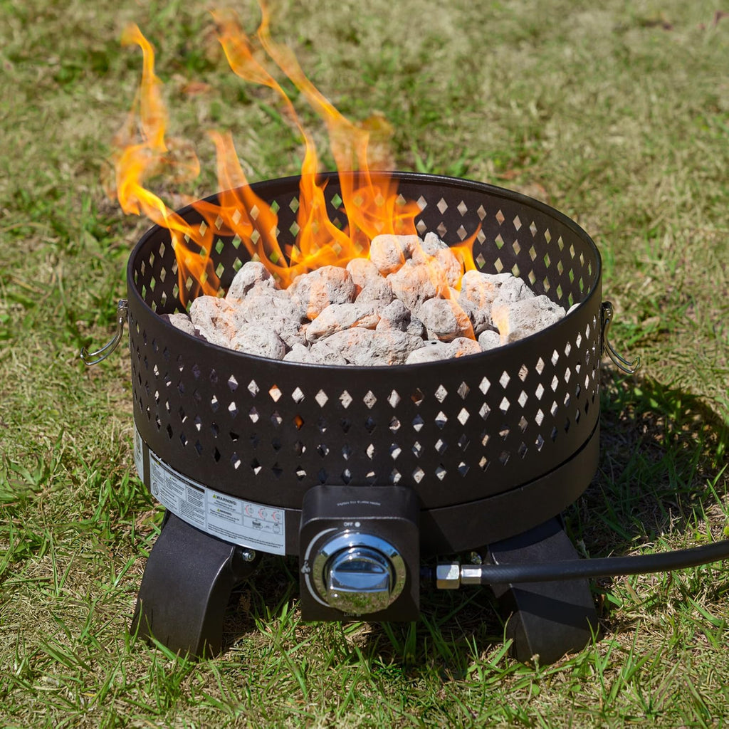 Portable Gas Fire Pit, Dark Bronze S27589