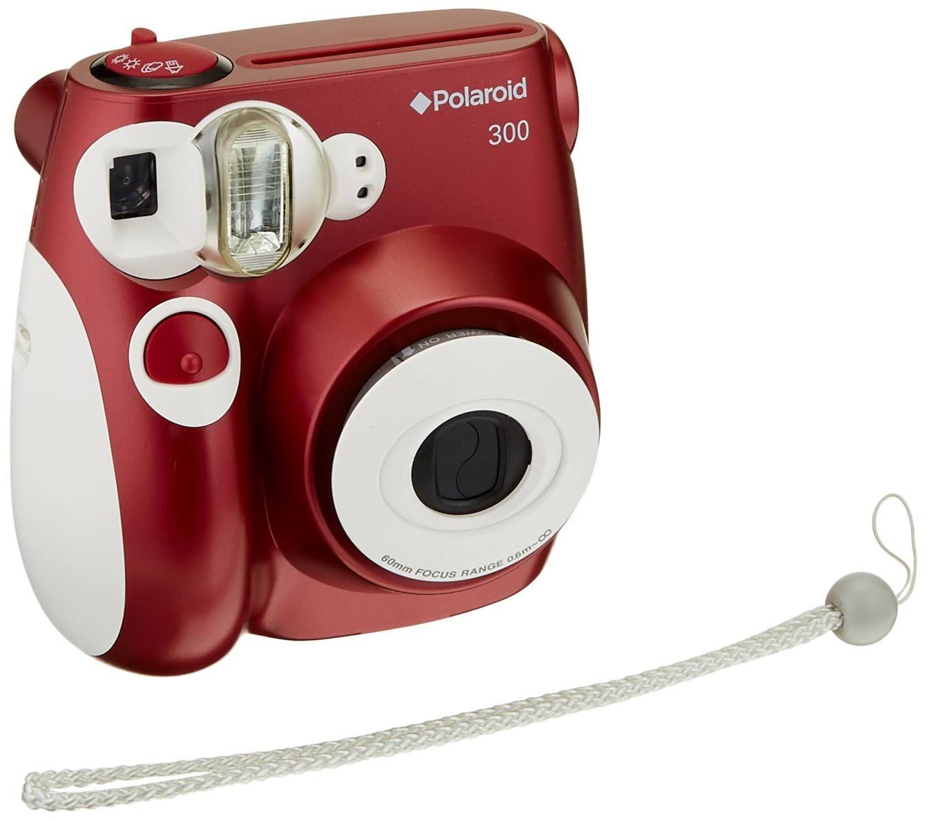 Red Analog Instant Film Camera with 60mm Lens R627