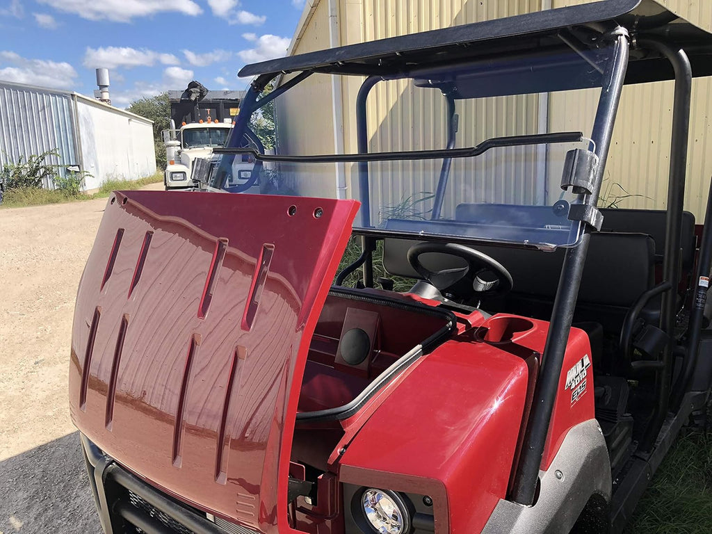 1/4 Polycarbonate Flip Up Windshield for Kawasaki Mule 4000 4010 N472761