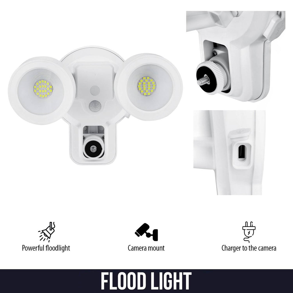 3-in-1 Floodlight, Charger and Mount for Arlo Ultra/Ultra 2 and Arlo Pro 3/Pro 4 (White) W347463