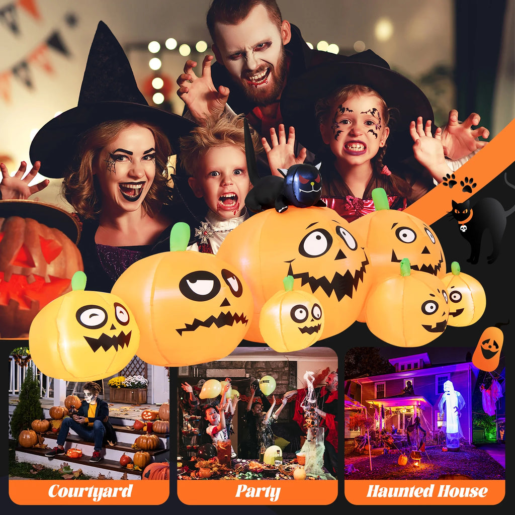 Inflatable Halloween Pumpkins Decor with LED Lights H287