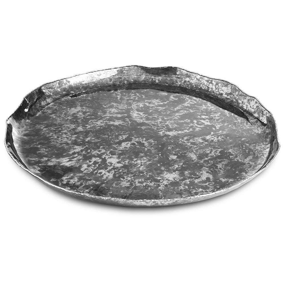 Graphite Round Tray Z2113