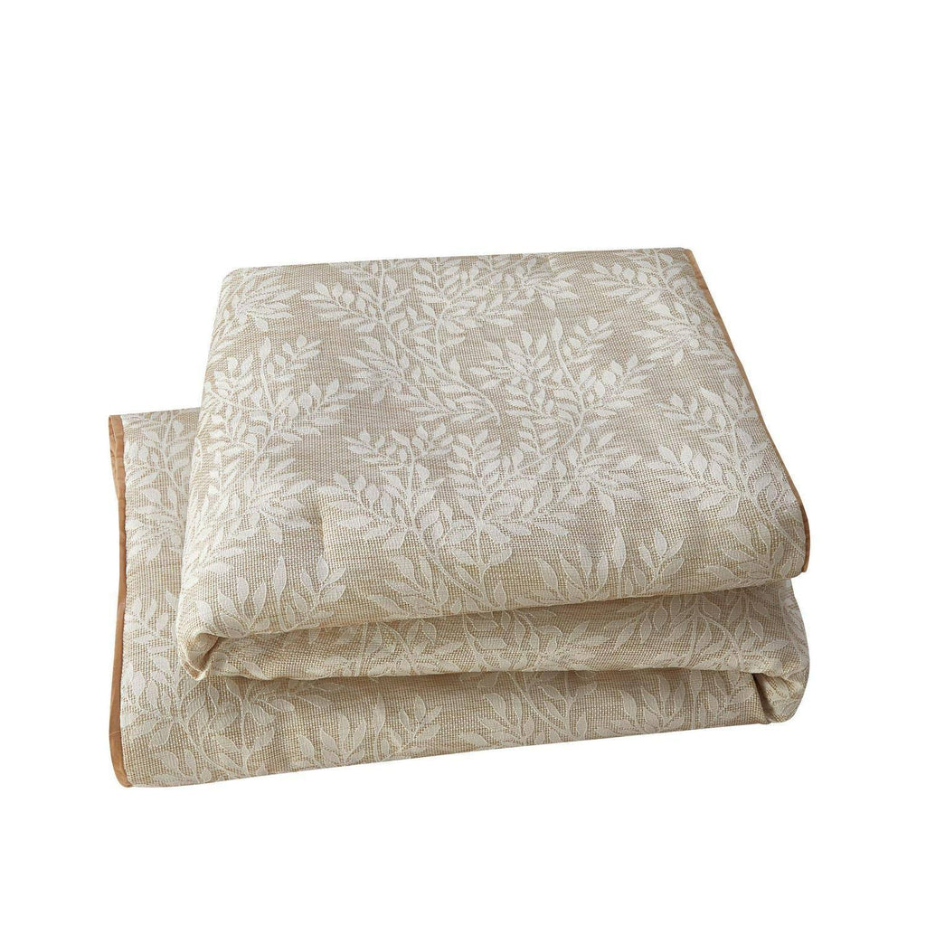 12 Piece Beige Queen Bedding Set H92048