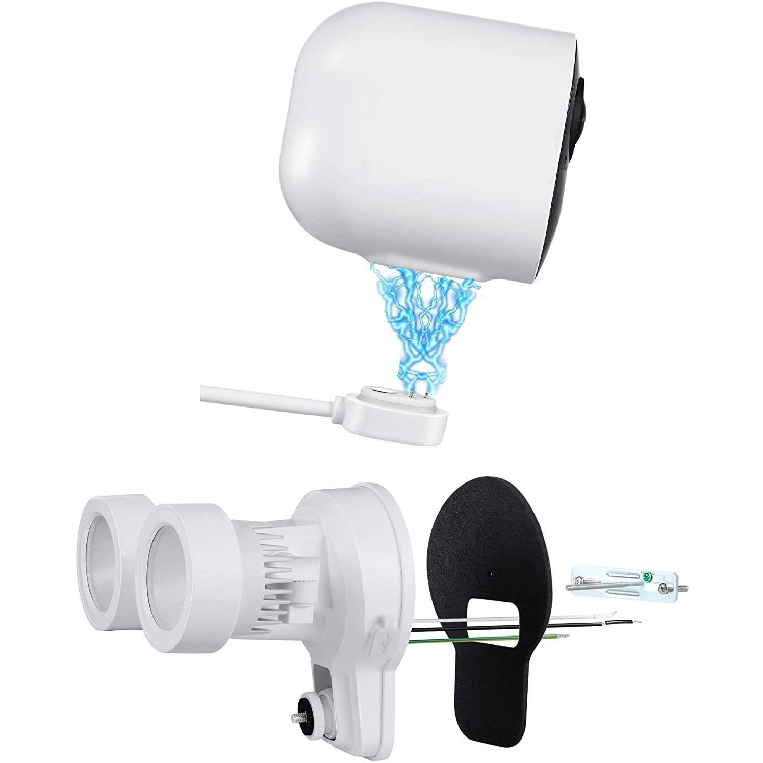 3-in-1 Floodlight, Charger and Mount for Arlo Ultra/Ultra 2 and Arlo Pro 3/Pro 4 (White) W347463
