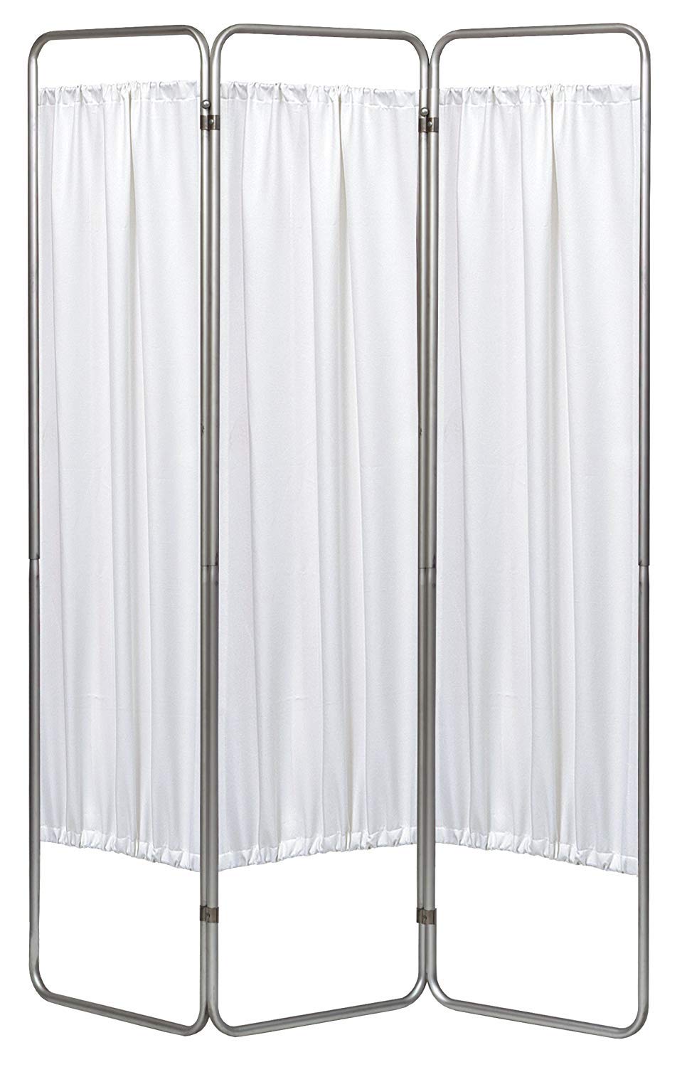 3 Panel Medical Privacy Screen with White Vinyl Panel N1593
