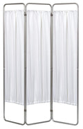 3 Panel Medical Privacy Screen with White Vinyl Panel N1593