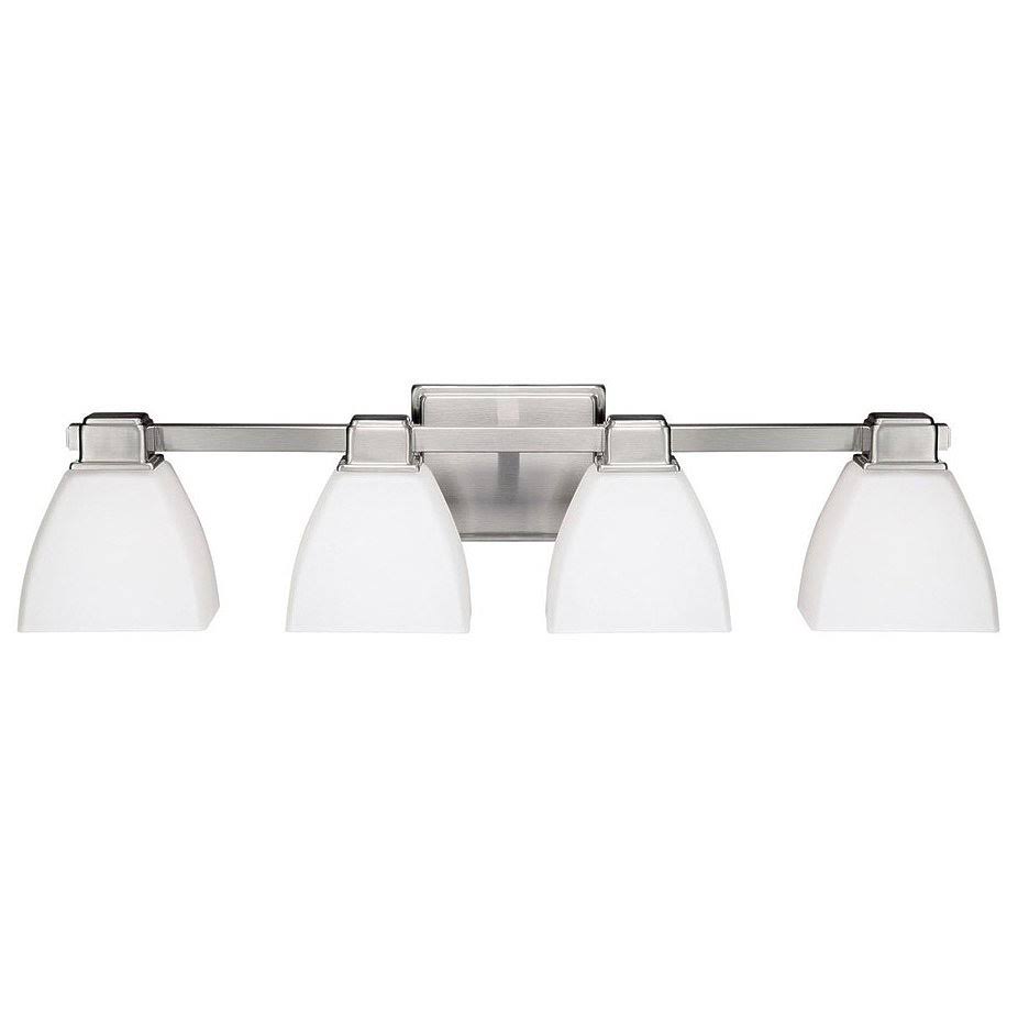 4 Light Vanity Brushed Nickel S157