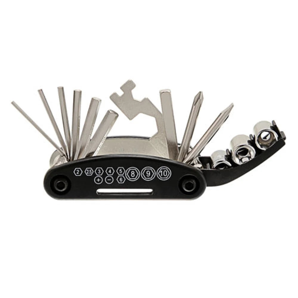 16in1 Multi-function Bike Repair Tool Set With Pump Q833625