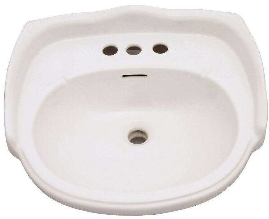 White Pedestal Lavatory E223