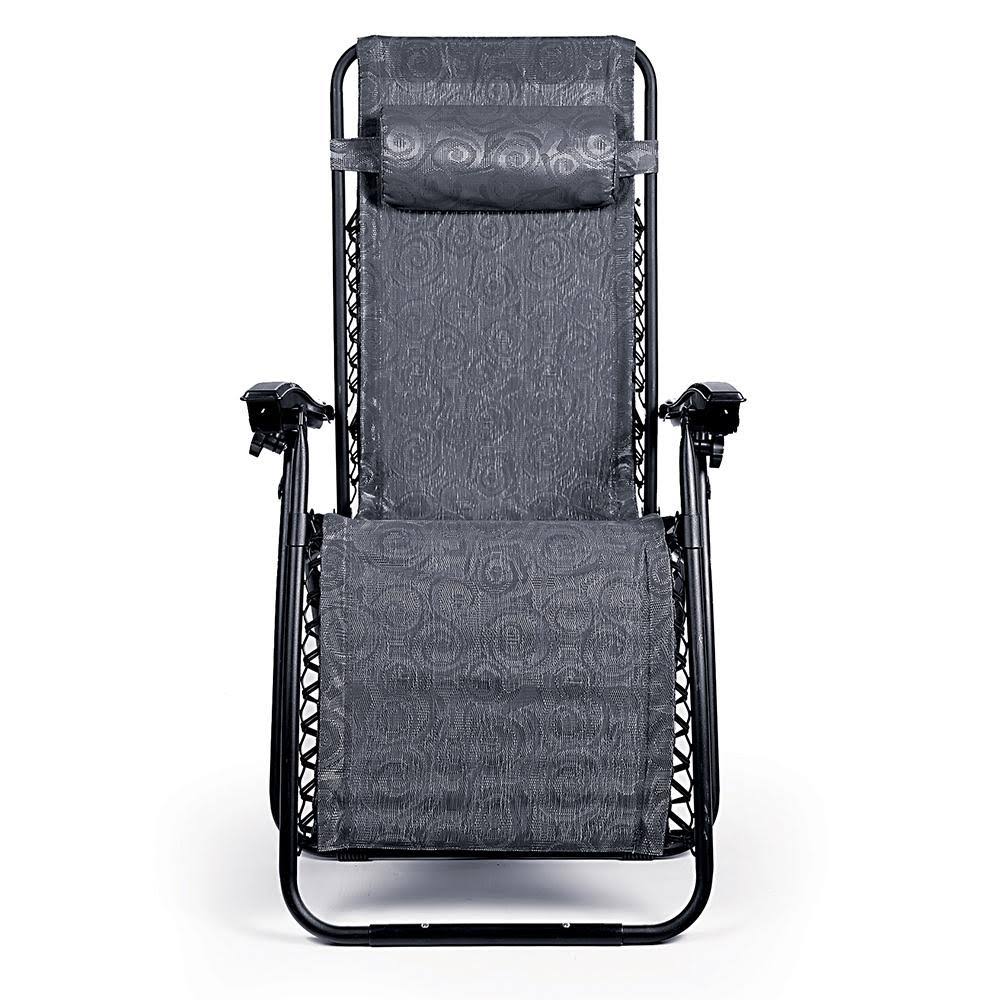 Black Swirl Zero Gravity Recliner U463