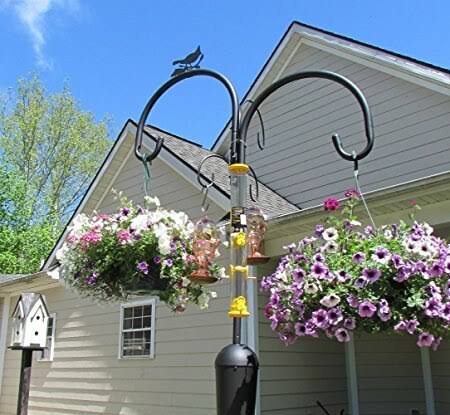 Birdfeeder Pole and Hooks X31153