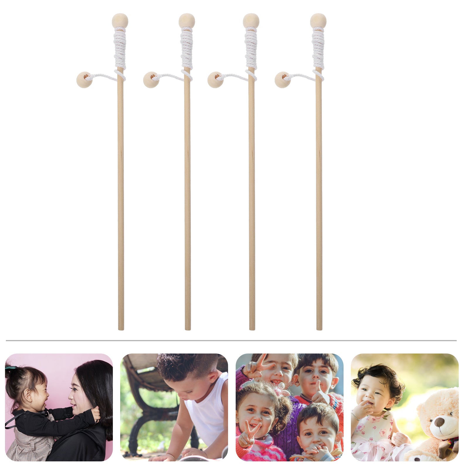 Magnetic Wooden Fishing Game with Poles Q438682