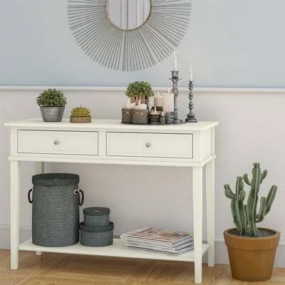 Soft White Console Table R7394