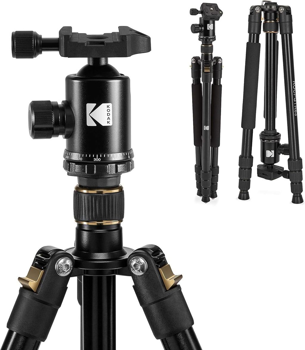 63” Tripod & Monopod with 360° Ball Head Aluminum Camera Stand A534987
