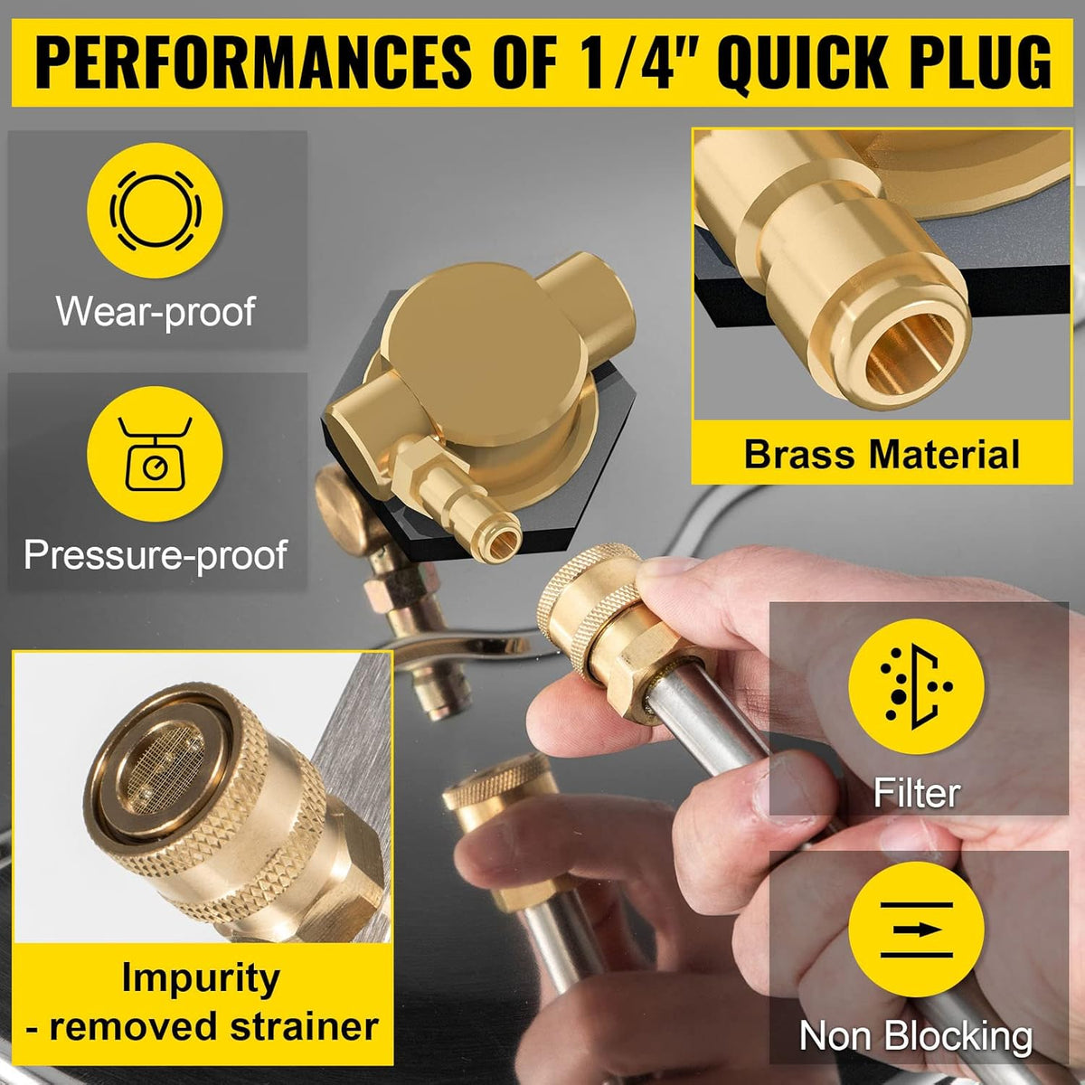 18 in 4000 PSI 304 Stainless Steel Pressure Surface Cleaner J978