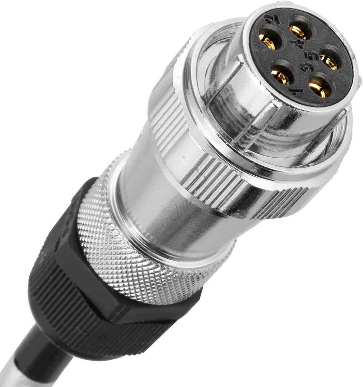 Heavy Duty Vehicle Coil Trailer Cable with 4 PIN AV Connector Disconnect Kit, Pack of 2 I68926