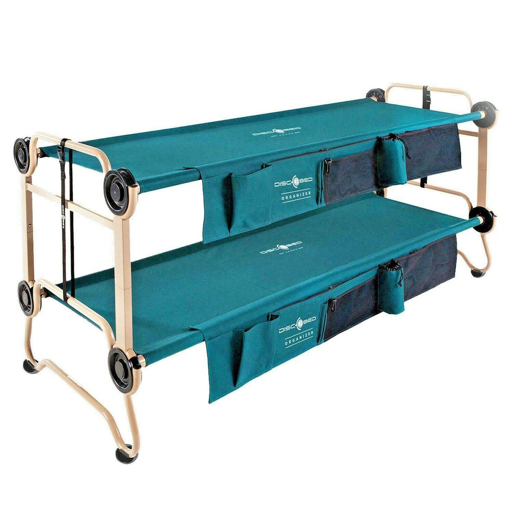 Large Cam-O-Bunk Cot with Organizers H453