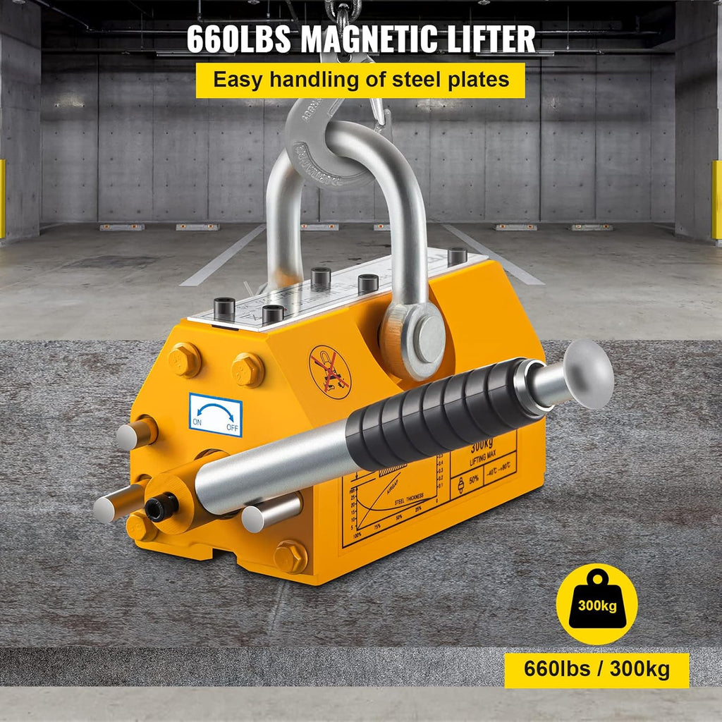 Steel Magnetic Lifter 880 LB 400 KG Neodymium Lifting Magnet Y5732
