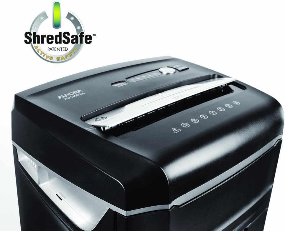 14-Sheet Crosscut Paper Shredder with Pull-Out Wastebasket P515