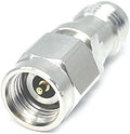 2.4 mm Female to 2.92 mm Male Microwave Adapter, DC to 40 GHz, 50 Ohm, Stainless Steel Body, Pack of 2 U730871