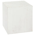 White Wood Accent Table I87690