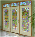 Stained Glass Film (Static Cling) 32x22 x 86x22 C58554