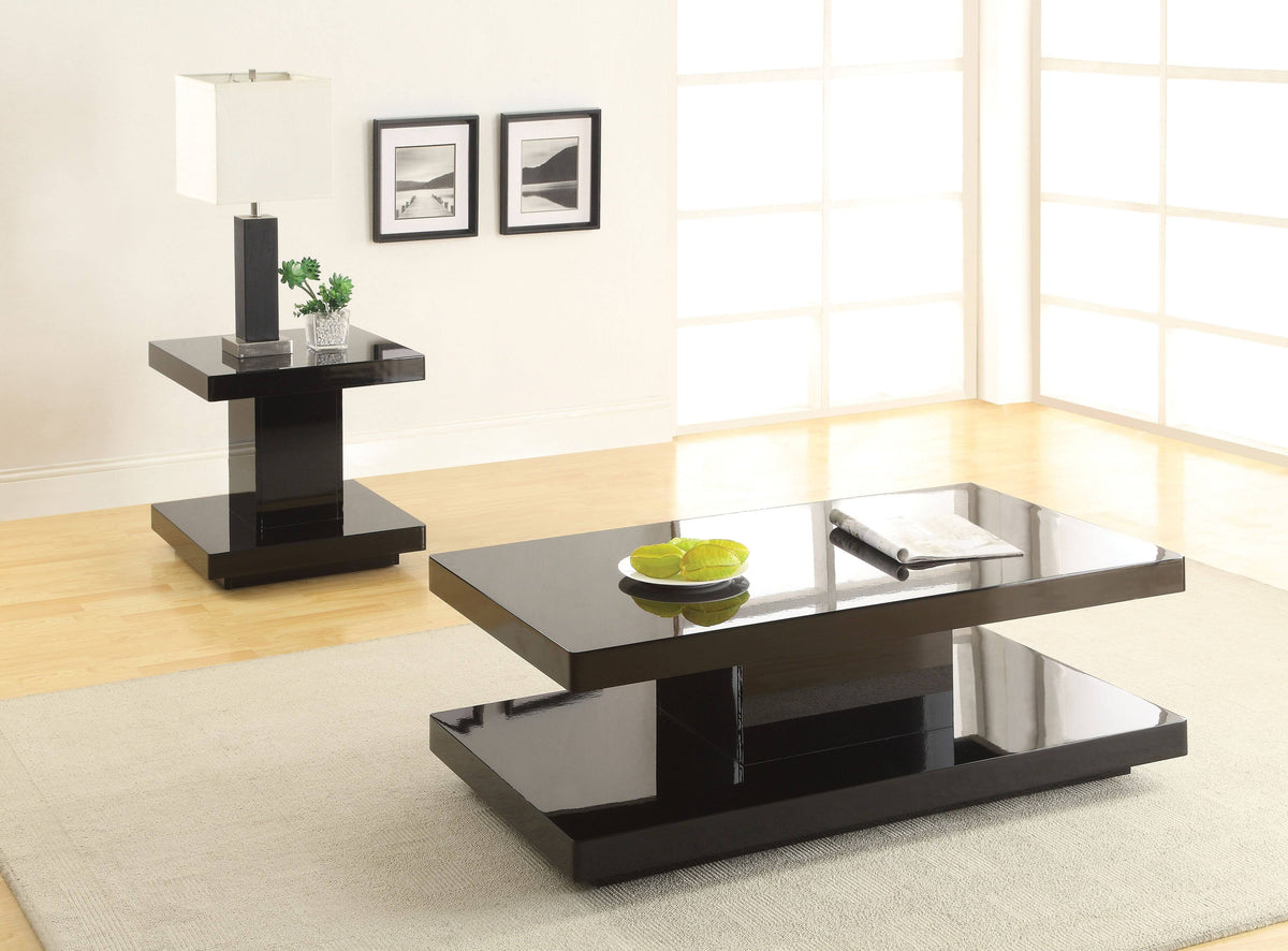 Black End Table T4343