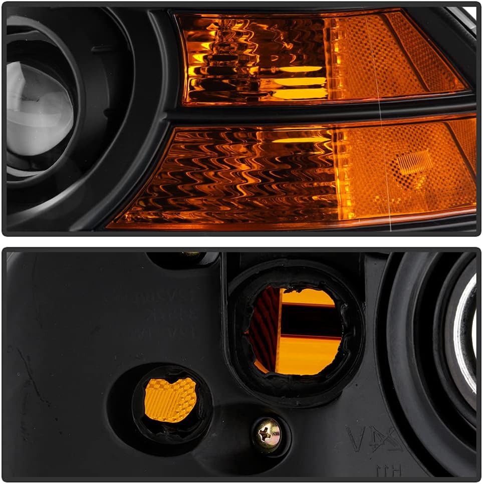 Black Headlights Headlamps H874