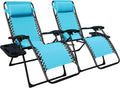 Beige Zero Gravity Folding Lounge Chair Set of 2 Y899761