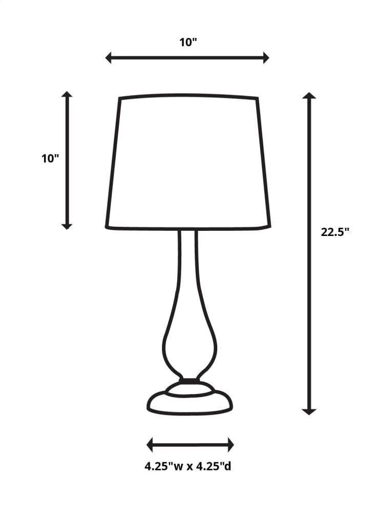 Coral Accent Lamp W404534