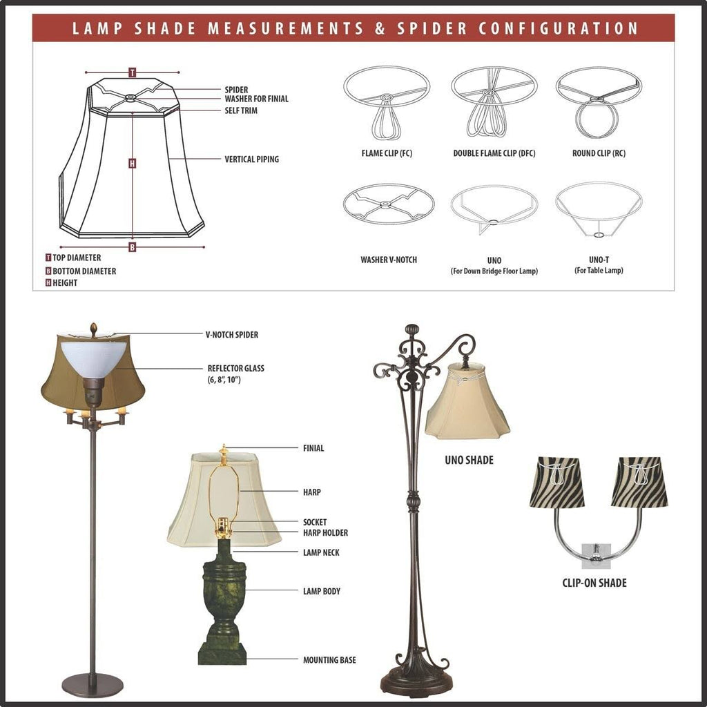 Silk Bell Candelabra Shade Set of 6 Black Gold Z499