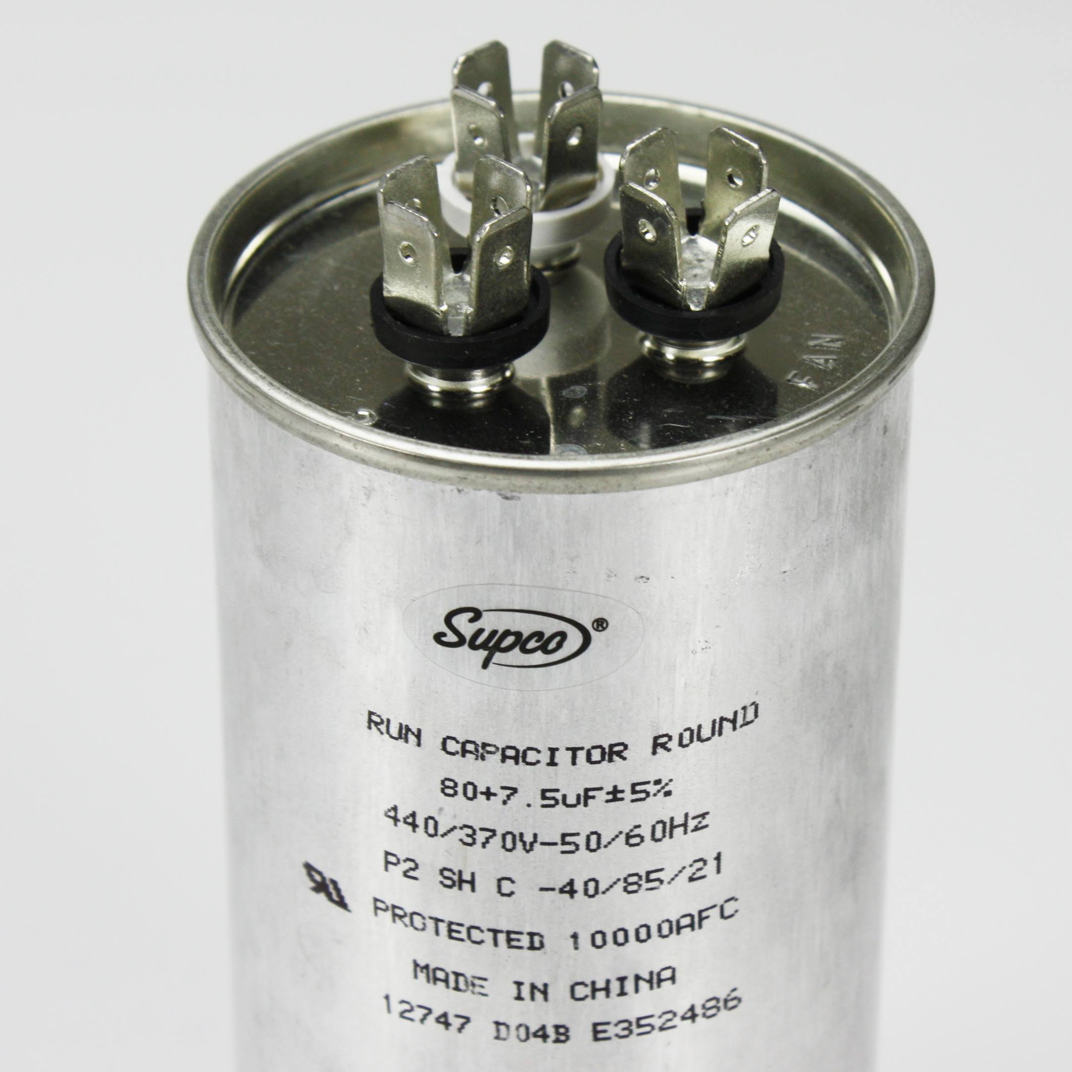 Round Dual Run Capacitor W991