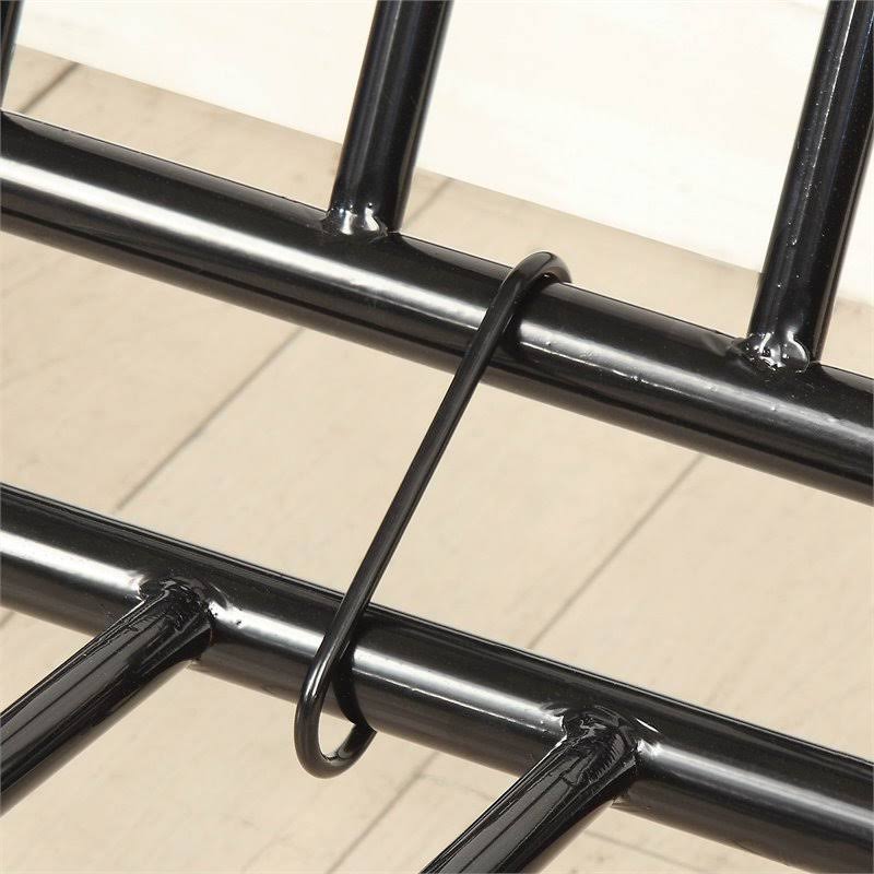 Black Metal Twin Over Futon Bunk Bed J551