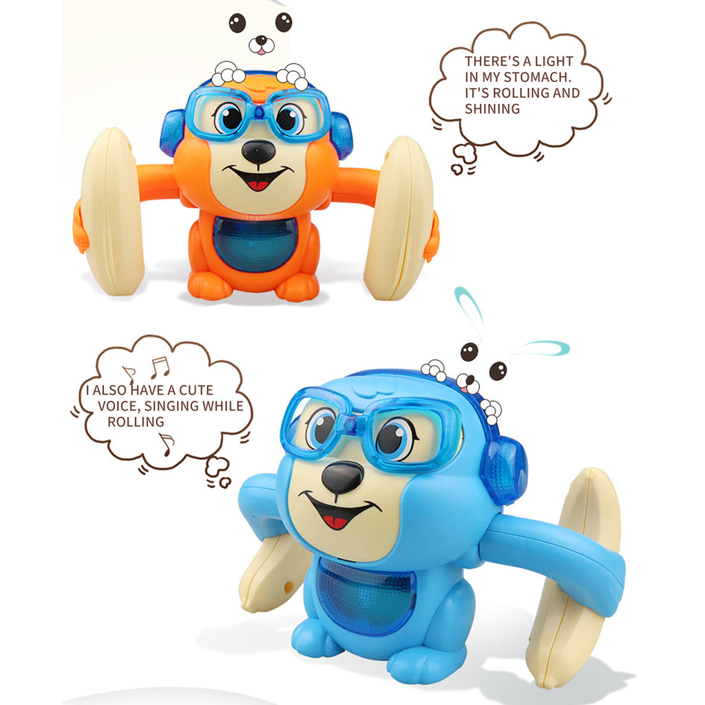Pink Electric Rolling Monkey Toy R2570