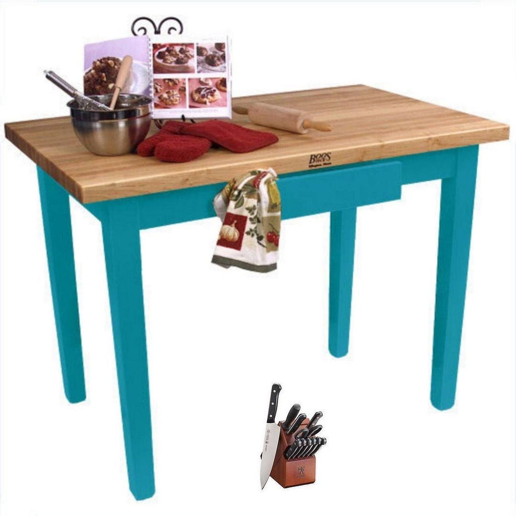 Caribbean Blue Work Table N3323
