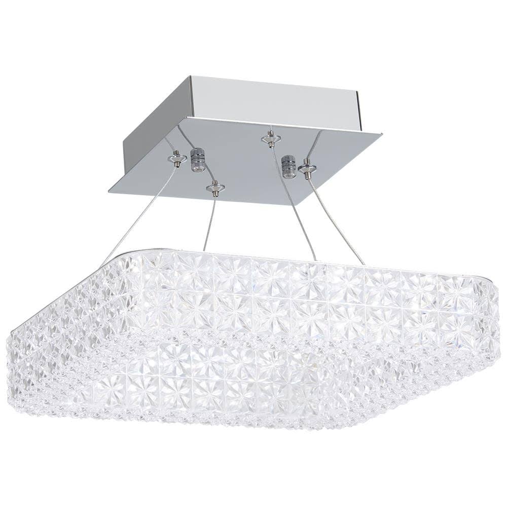 Chrome LED Semi-Flush Mount Light R383774